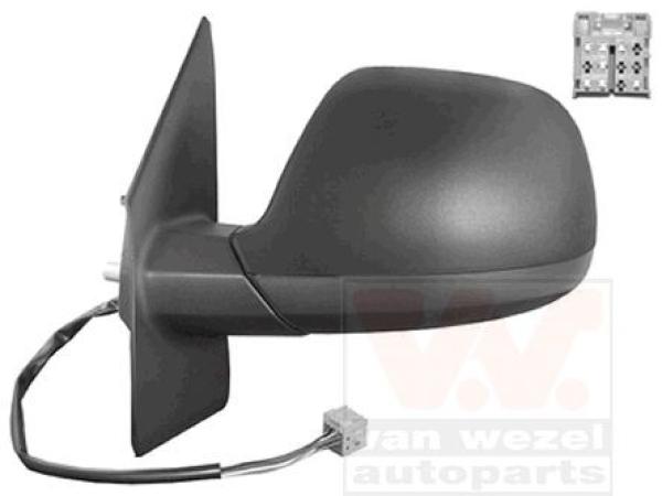 Outside mirror complete left (5790805), electric adjustment; VW T5/T6 bus/box/flatbed